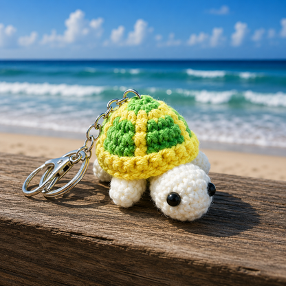 Baby Handmade Turtle Keychain