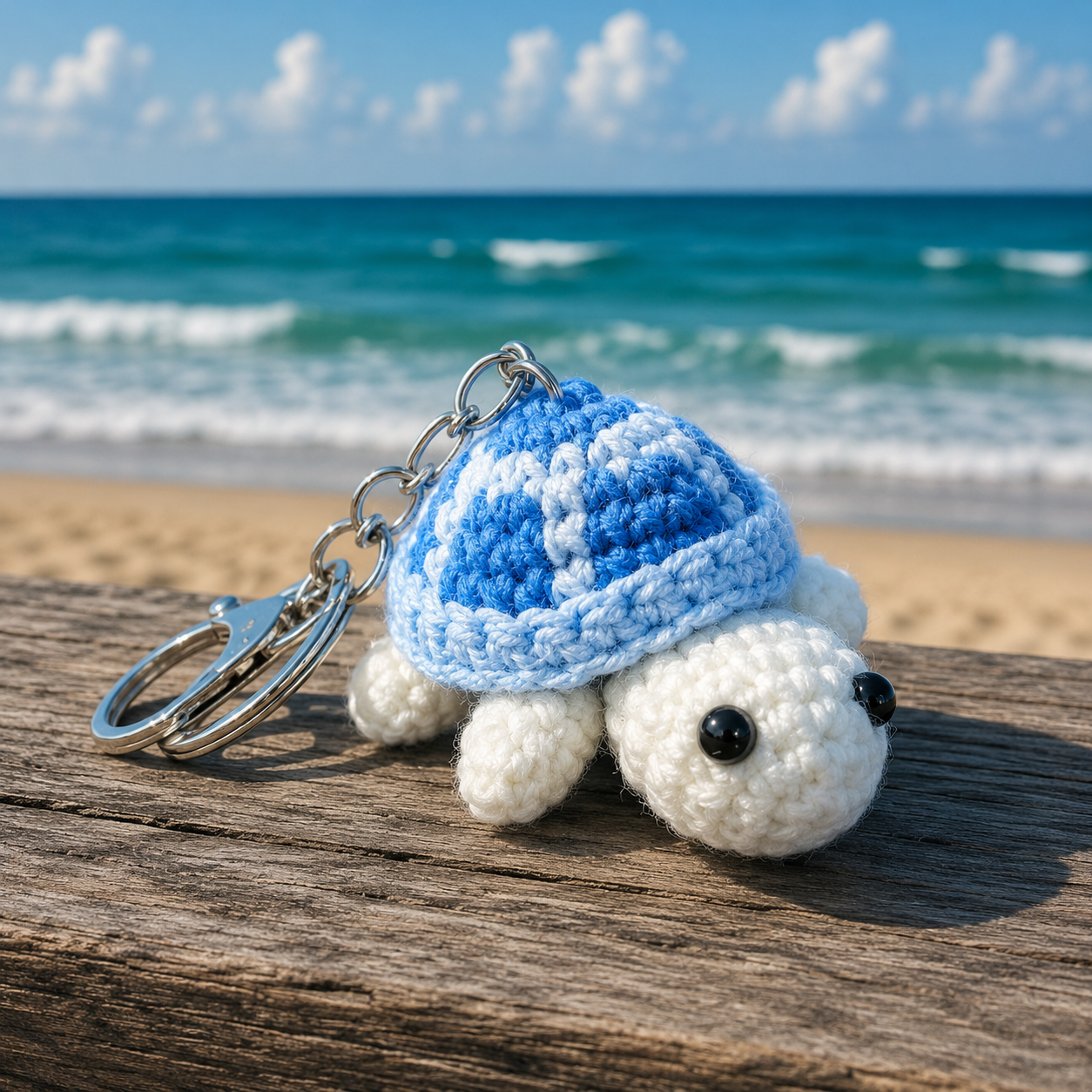 Baby Handmade Turtle Keychain