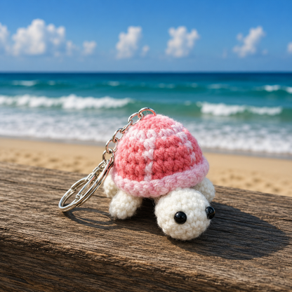 Baby Handmade Turtle Keychain