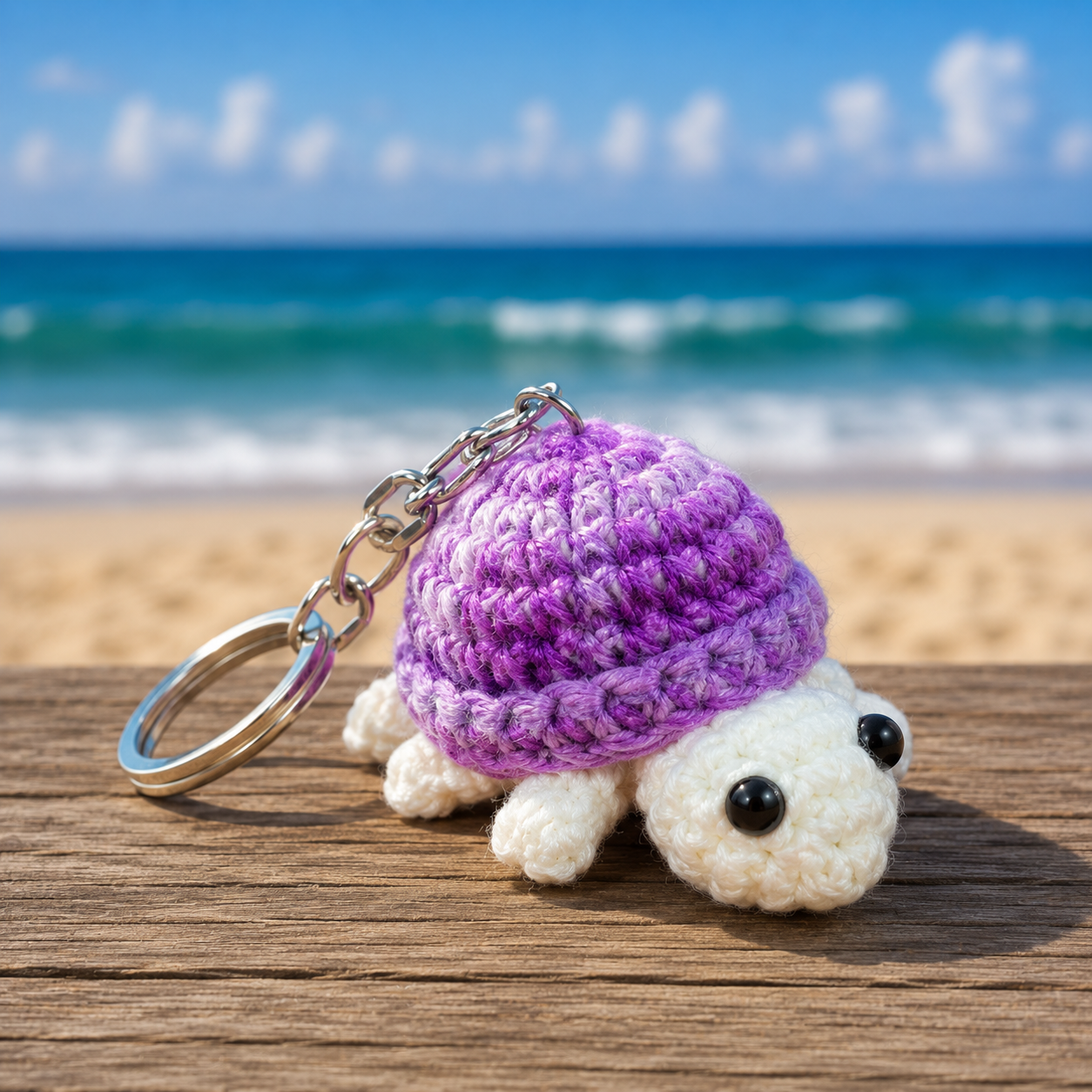 Baby Handmade Turtle Keychain