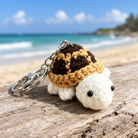 Baby Handmade Turtle Keychain